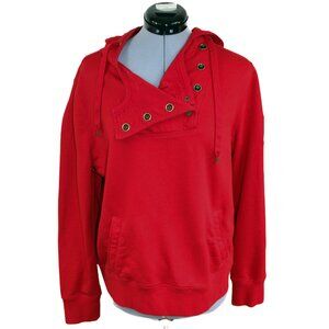 VINTAGE LAUREN JEANS Co Ralph Lauren Womens Med Red Sweater Preppy Equestrian